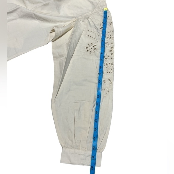 🆕 Matilda Jane Good Hart Button Down Eyelet Detail Sleeve in Ivory - Picture 8 of 8